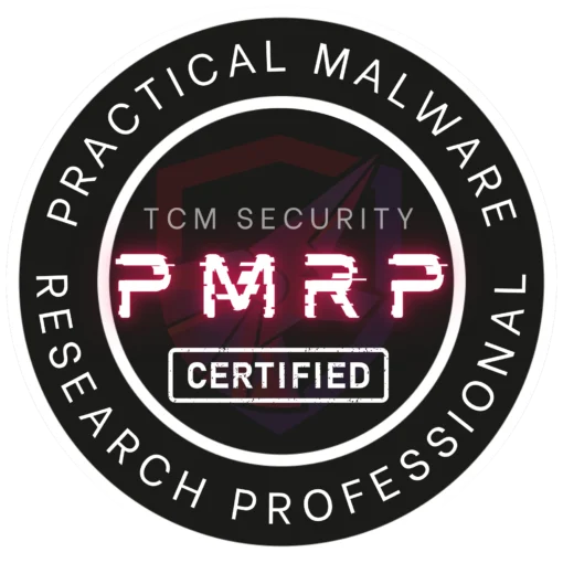 Practical Malware Research Professional (PMRP) Certification badge
