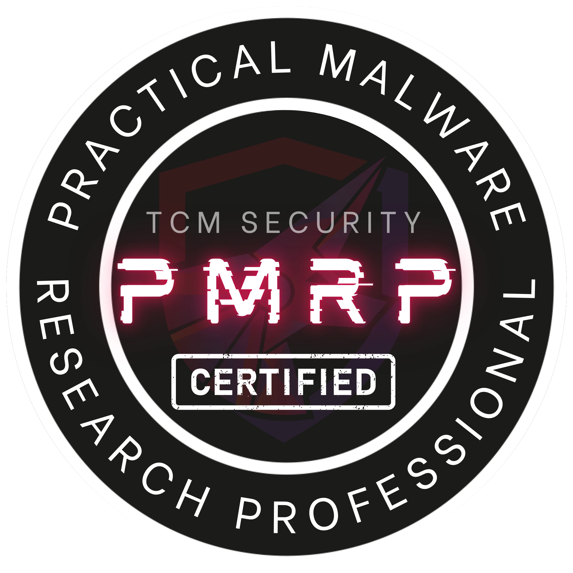 Practical Malware Research Professional (PMRP) Certification badge