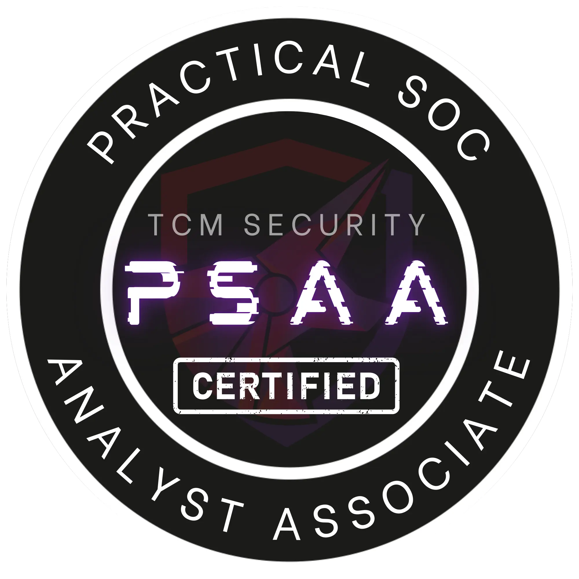 Practical Security Analyst Associate (PSAA) Certification badge