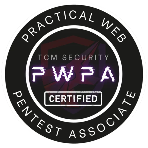 Practical Web Pentest Associate (PWPA) Certification badge