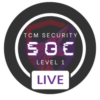 tcm security soc level 1 live