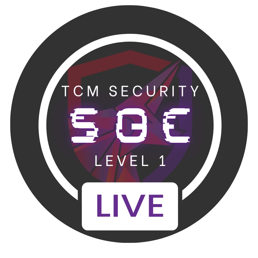 tcm security soc level 1 live